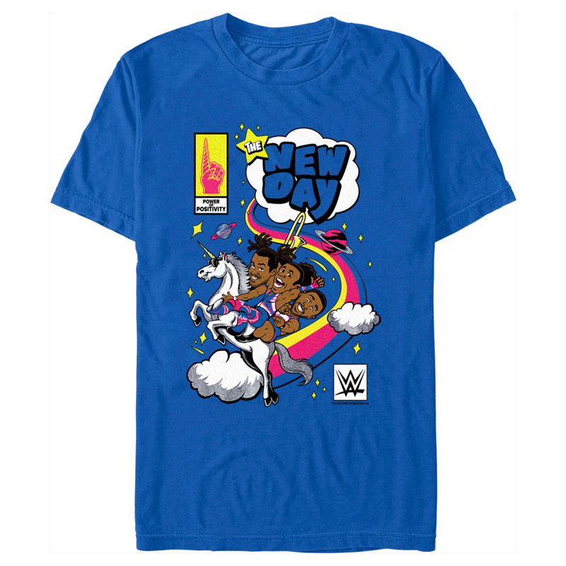 Men's WWE New Day Unicorn Comic T-Shirt