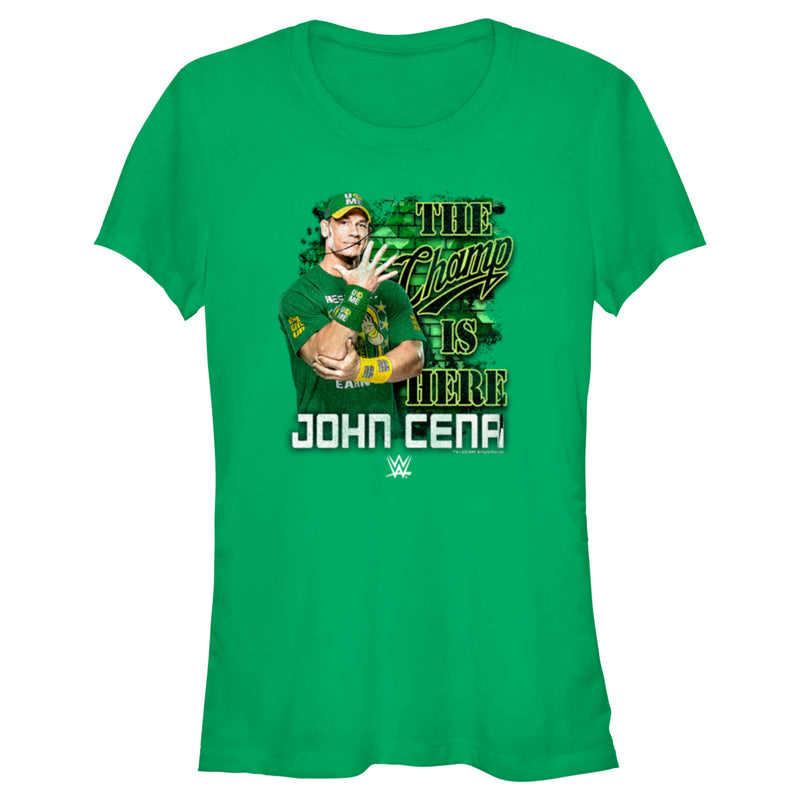 Junior's WWE John Cena The Champ is Here T-Shirt