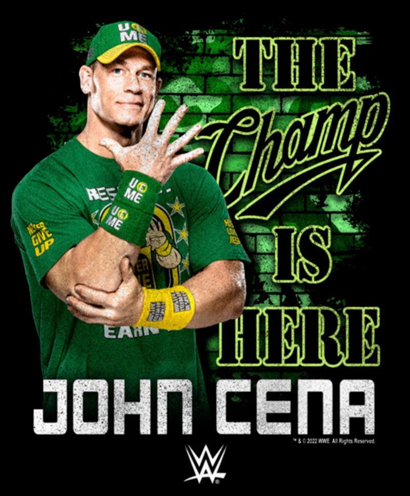 Women's WWE John Cena The Champ is Here T-Shirt