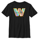 Boy's WWE WrestleMania Gold Shiny Logo T-Shirt