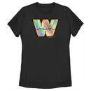Women's WWE WrestleMania Gold Shiny Logo T-Shirt