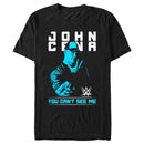 Men's WWE John Cena You Can't See Me Blue T-Shirt