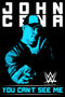 Junior's WWE John Cena You Can't See Me Blue T-Shirt