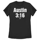 Women's WWE Stone Cold Steve Austin 3:16 White Logo T-Shirt