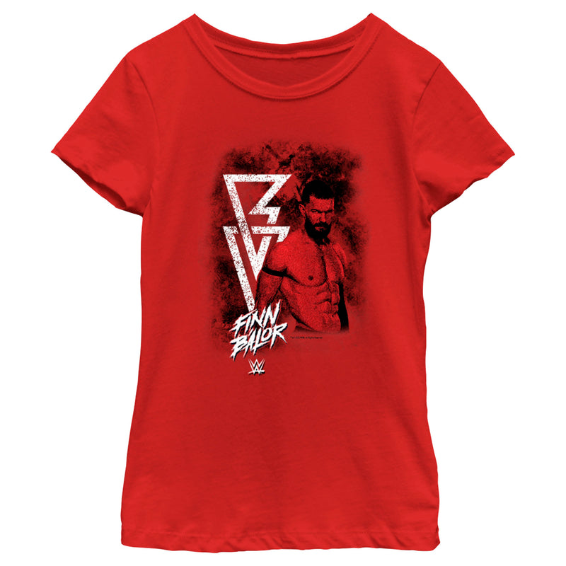 Girl's WWE Finn Balor Portrait T-Shirt