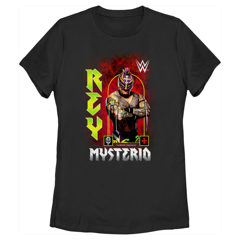 Women's WWE Rey Mysterio Poster T-Shirt