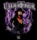 Men's WWE Undertaker Purple Lightning Logo T-Shirt