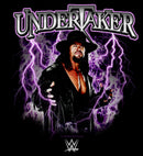 Junior's WWE Undertaker Purple Lightning Logo T-Shirt