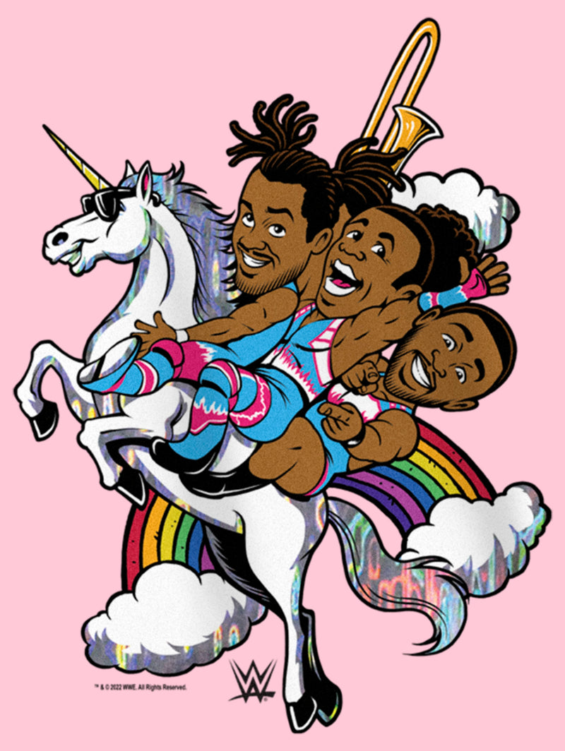 Girl's WWE New Day Unicorn Animated T-Shirt