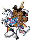 Women's WWE New Day Unicorn Animated T-Shirt