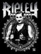 Men's WWE Ripley Black and White Photo T-Shirt