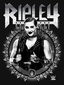 Girl's WWE Ripley Black and White Photo T-Shirt