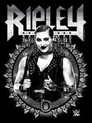 Women's WWE Ripley Black and White Photo T-Shirt