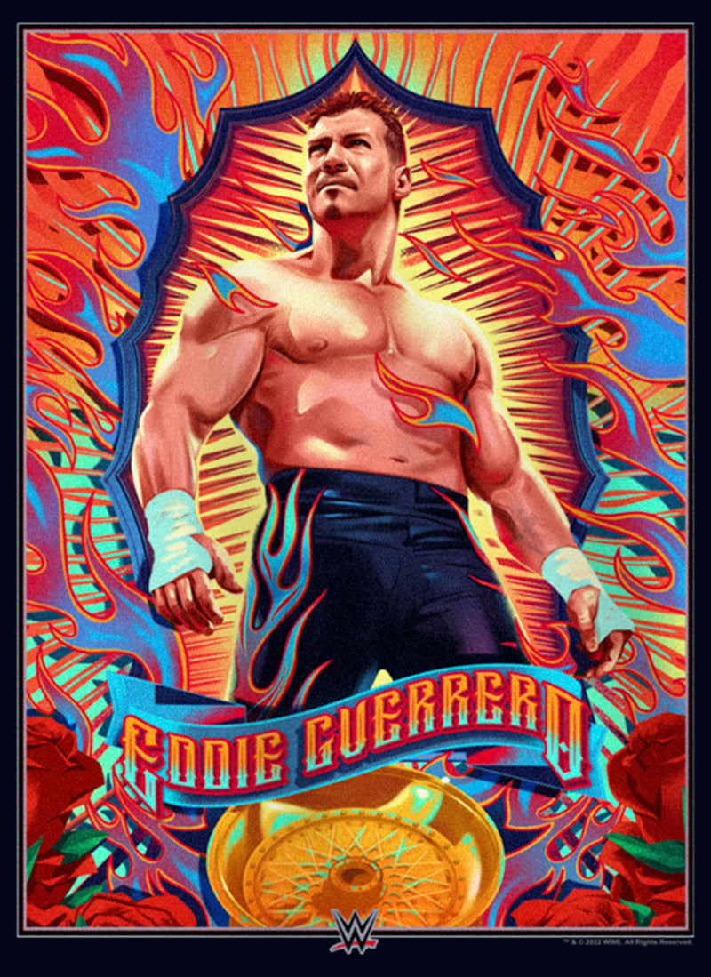 Girl's WWE Eddie Guerrero Poster T-Shirt