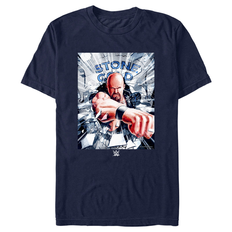 Men's WWE Stone Cold Steve Austin Poster T-Shirt