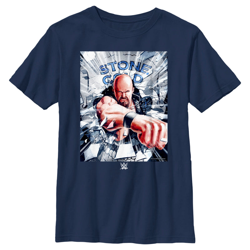 Boy's WWE Stone Cold Steve Austin Poster T-Shirt