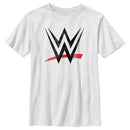 Boy's WWE Classic Black Logo T-Shirt