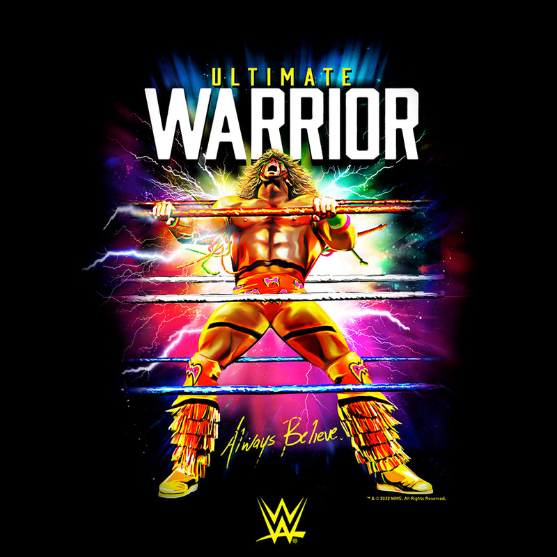 Men's WWE Ultimate Warrior Always Believe Electric Ropes T-Shirt