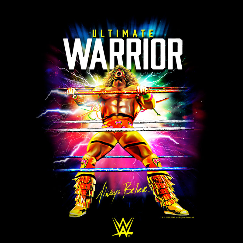 Boy's WWE Ultimate Warrior Always Believe Electric Ropes T-Shirt