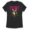 Women's WWE Ultimate Warrior Pink and Green T-Shirt