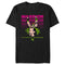 Men's WWE Ultimate Warrior Pink and Green T-Shirt