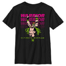 Boy's WWE Ultimate Warrior Pink and Green T-Shirt