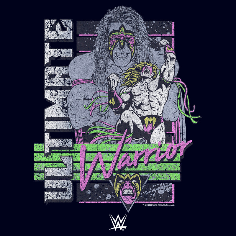 Men's WWE Ultimate Warrior Retro Poster T-Shirt