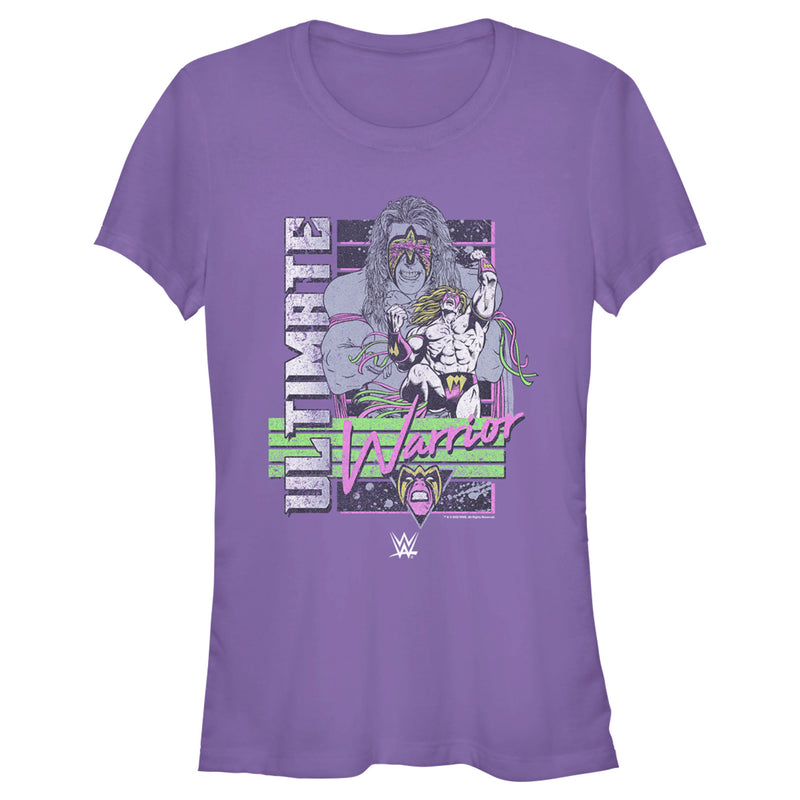 Junior's WWE Ultimate Warrior Retro Poster T-Shirt