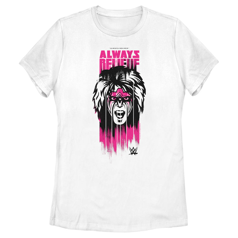 Women's WWE Ultimate Warrior Always Believe T-Shirt