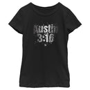 Girl's WWE Austin 3:16 Shattered Logo T-Shirt