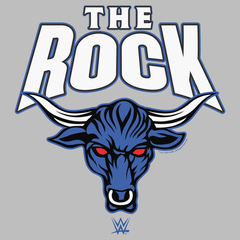 Girl's WWE The Rock Bull Logo T-Shirt