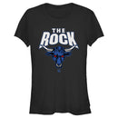 Junior's WWE The Rock Bull Logo T-Shirt