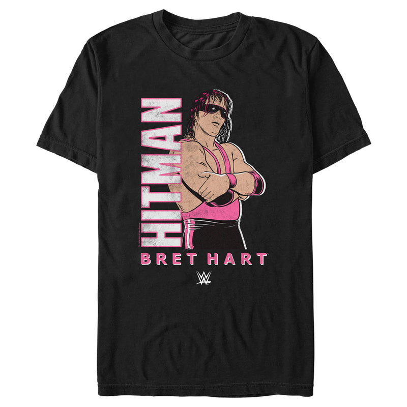 Men's WWE Hitman Bret Hart T-Shirt