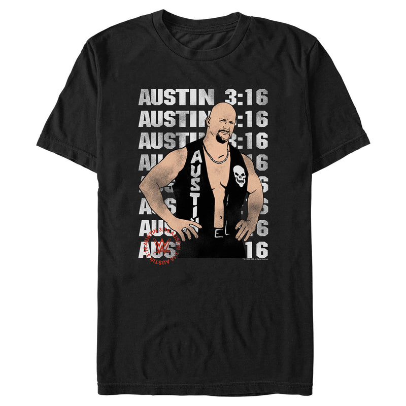 Men's WWE Stone Cold Steve Austin 3:16 Animated T-Shirt