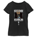 Girl's WWE Stone Cold Steve Austin Silver Logo T-Shirt