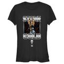 Junior's WWE Stone Cold Steve Austin Silver Logo T-Shirt