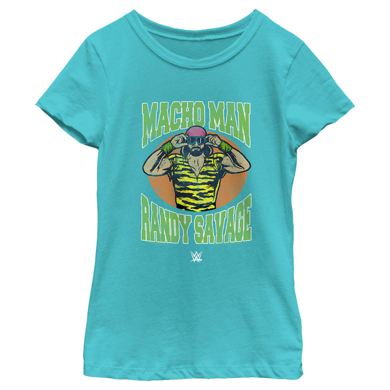 Girl's WWE Macho Man Randy Savage Distressed T-Shirt