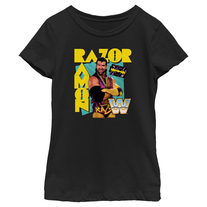 Girl's WWE Razor Ramon T-Shirt