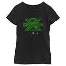 Girl's WWE DX Generation Green Logo T-Shirt