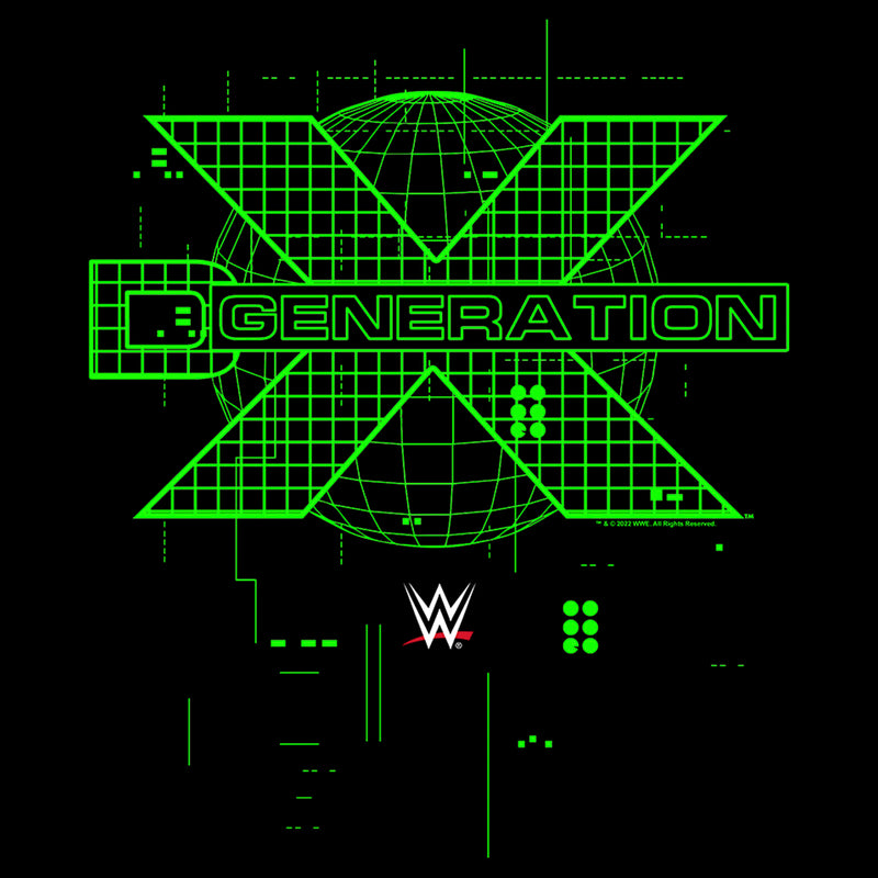 Junior's WWE DX Generation Green Logo T-Shirt