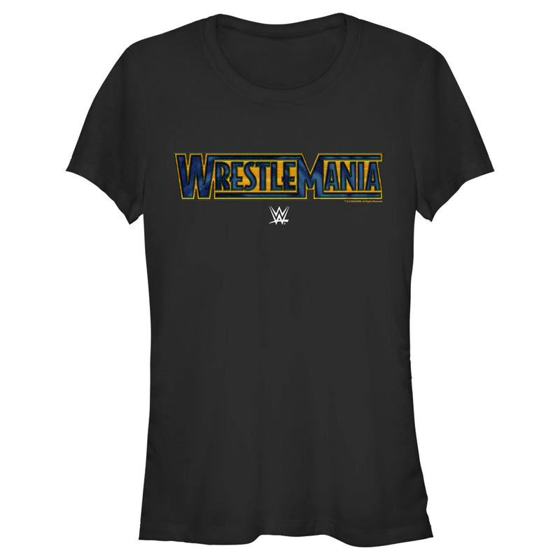 Junior's WWE Wrestlemania Logo T-Shirt