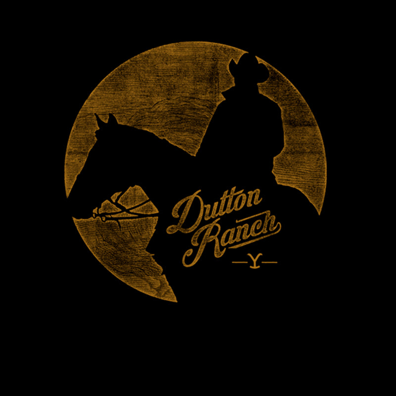 Men's Yellowstone John Dutton Ranch Distressed Silhouette T-Shirt