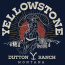 Junior's Yellowstone Rider John Dutton Ranch Montana Cowl Neck Sweatshirt