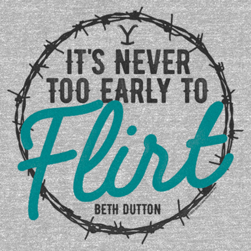 Men's Yellowstone Beth Dutton Early to Flirt T-Shirt