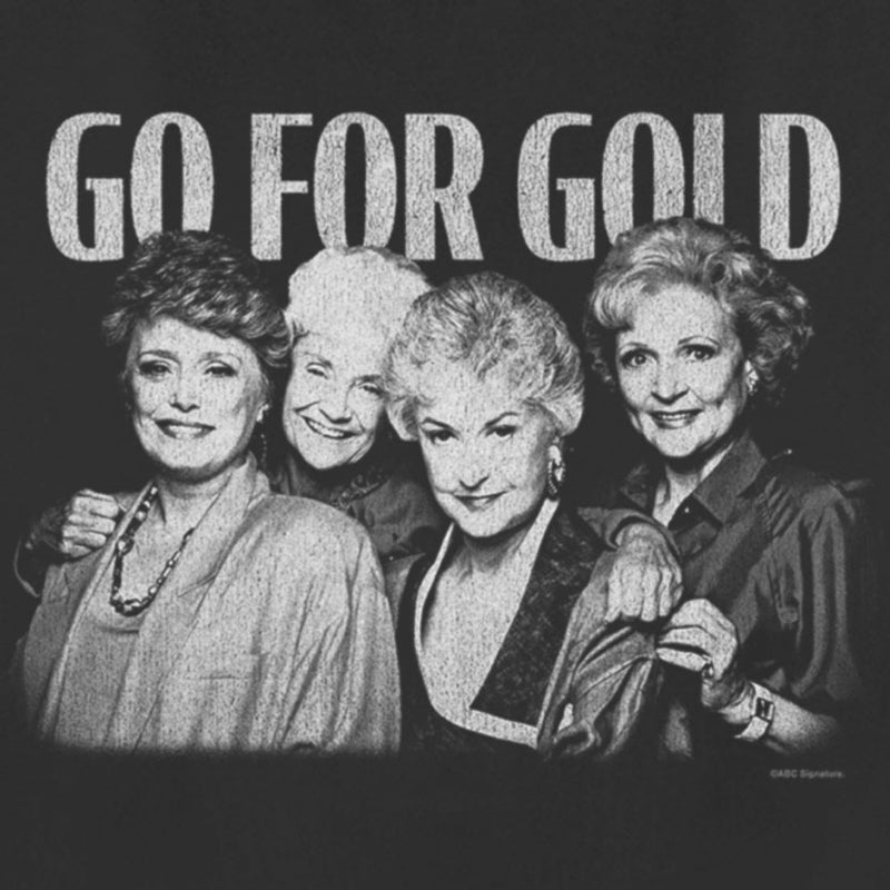Women's The Golden Girls Go For Gold Retro T-Shirt