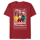 Men's The Golden Girls Ugly Christmas Portrait T-Shirt