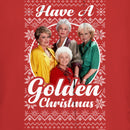 Junior's The Golden Girls Ugly Christmas Portrait T-Shirt