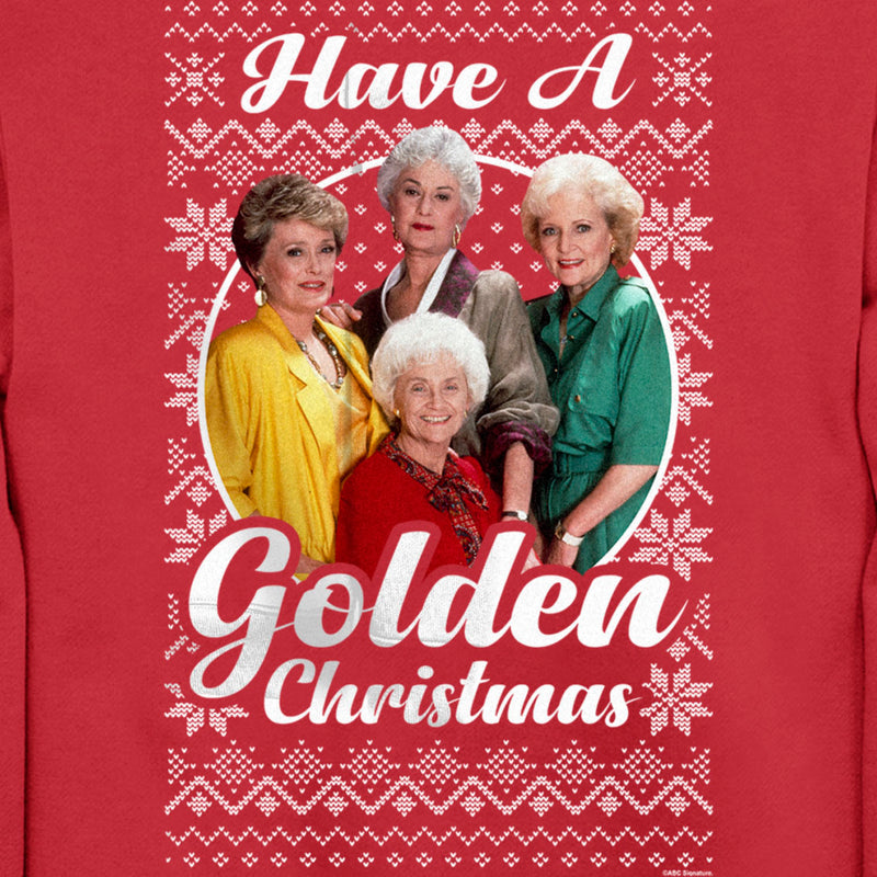 Men's The Golden Girls Ugly Christmas Portrait Sweatshirt