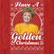 Men's The Golden Girls Ugly Christmas Blanche Portrait T-Shirt