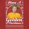 Women's The Golden Girls Ugly Christmas Blanche Portrait T-Shirt